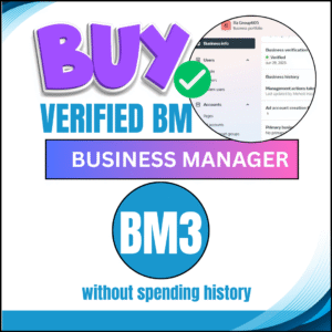 Buy Verified BM3 Business Manager | Clean BM Without Spending History