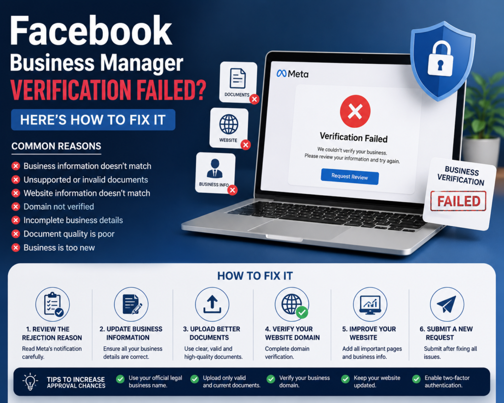 Facebook BM Verification Failed